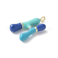 Brass Enamel Pendants&nbsp;KK-E093-03G-H-02