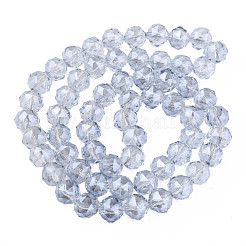 Electroplate Transparent Glass Bead Strands&nbsp;EGLA-N002-34B-F03