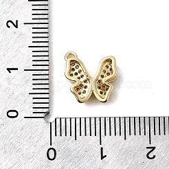 Brass Micro Pave Cubic Zirconia Pendants&nbsp;KK-A275-18B-G