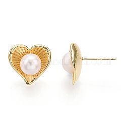 Natural Pearl Stud Earrings&nbsp;PEAR-N020-07F