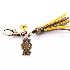 Blank Owl Pendant Making Kit&nbsp;DIY-GO0001-73