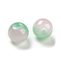 Two Tone Spray Painting Glass Beads&nbsp;GLAA-L046-03