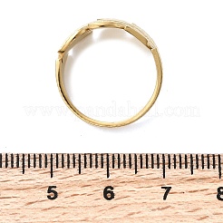 304 Stainless Steel Open Cuff Rings&nbsp;RJEW-K248-16G