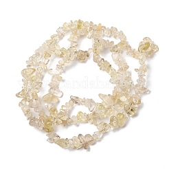 Natural Lemon Quartz(Heated) Beads Strands&nbsp;G-G288-B01-01
