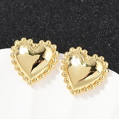 Brass Stud Earrings&nbsp;EJEW-H154-06G