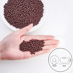 6/0 Baking Paint Glass Seed Beads&nbsp;SEED-OL0002-09-4mm-12