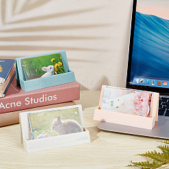 3Pcs 3 Colors Plastic Name Card Holder&nbsp;AJEW-FG0002-84
