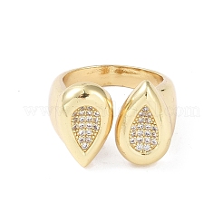 Brass Cuff Finger Rings&nbsp;LS-RJEW-H227-02G-02