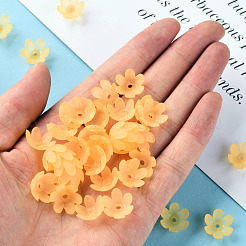 Frosted Acrylic Bead Caps&nbsp;MACR-S371-07A-719