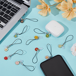 20Pcs 10 Style Alloy Enamel Mobile Straps&nbsp;HJEW-OC00116