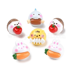 8Pcs 4 Styles Cute Opaque Resin Cabochons&nbsp;CRES-FS0001-22