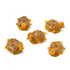 Handmade Gold Sand Lampwork Beads&nbsp;LAMP-K044-01