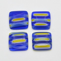 Handmade Millefiori Glass Cabochons&nbsp;LK-F003-M
