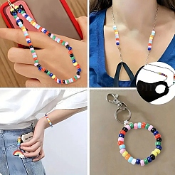 200Pcs 10 Colors Opaque Plastic Beads&nbsp;KY-YW0001-86