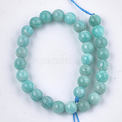 Natural Amazonite Beads Strands&nbsp;G-S333-6mm-022