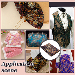 Flower Pattern Polyster Fabrics&nbsp;DIY-WH0622-112A