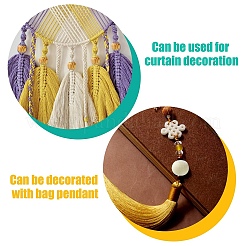 40Pcs 2 Styles Pinewood Beads&nbsp;WOOD-YW0001-48