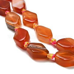 Natural Banded Agate Beads Strands&nbsp;G-F807-A01-01