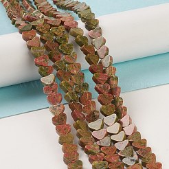 Natural Unakite Beads Strands&nbsp;G-M403-A16