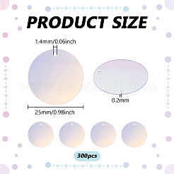 Iridescent PVC Paillette/Sequins Pendants&nbsp;PVC-PH0001-38B