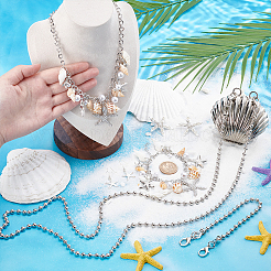 Alloy Crossbody Bags & Alligator Hair Clips & Bib Necklaces & Earrings & Charm Bracelets Sets&nbsp;SJEW-UN0001-13