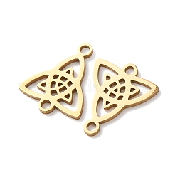 304 Stainless Steel Trinity Knot Connector Charms&nbsp;STAS-A141-04G