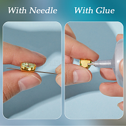 Glass Steel Claw Sew on Rhinestone&nbsp;FIND-WH20040-07G-03