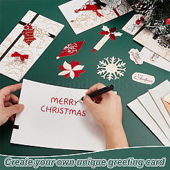 DIY Paper Christmas Greeting Card Making Kit&nbsp;AJEW-WH0348-526A
