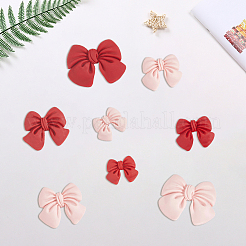 48Pcs 8 Styles Opaque Resin Cabochons&nbsp;CRES-CP0001-05