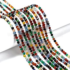 Natural Agate Beads Strands&nbsp;G-A129-3mm-A06
