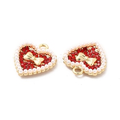 Alloy Rhinestone Pendants&nbsp;ALRI-E006-02LG-01