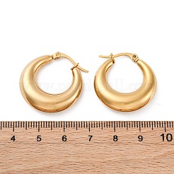 PVD Vacuum Plating 304 Stainless Steel Chunky Hoop Earrings for Women&nbsp;EJEW-F280-06C-G