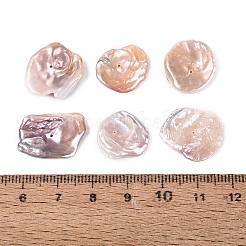 Natural Baroque Keshi Pearl Beads Strands&nbsp;PEAR-S020-R07B