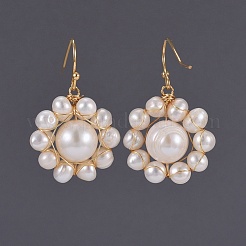 Brass Dangle Earrings&nbsp;EJEW-JE03073