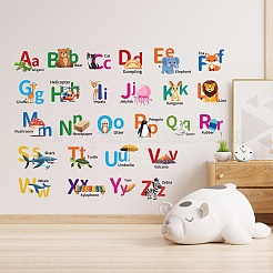 Translucent PVC Self Adhesive Wall Stickers&nbsp;STIC-WH0015-339