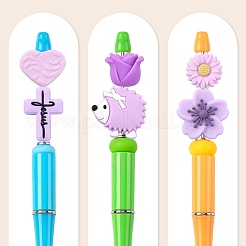 12Pcs 12 Styles Silicone Beads&nbsp;SIL-FS0001-42