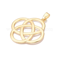 Knot Rack Plating Alloy Big Pendants&nbsp;FIND-N005-44G