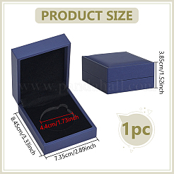 Rectangle PU Imitation Leather Coin Storage Boxes&nbsp;CON-WH0089-145A