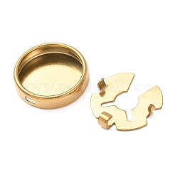 304 Stainless Steel Cufflinks&nbsp;STAS-F362-01G
