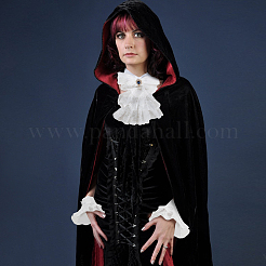 Polyester Detachable Tulle Ruffle Collar & Double Layer Wrist Cuff Sets for Women&nbsp;DIY-GA0002-73