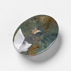 Natural Moss Agate Cabochons&nbsp;G-F296-09-22x30mm