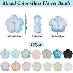 100Pcs Transparent Normal Glass Beads&nbsp;GLAA-SP0001-16
