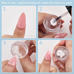 Plastic Nail Art Stamper Scraper with Cap&nbsp;MRMJ-CP0001-53