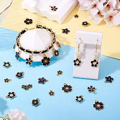 100Pcs 10 Styles Alloy Enamel Charms&nbsp;ENAM-TA0003-01