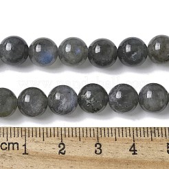 Natural Labradorite Beads Strands&nbsp;X-G-U017-8MM-01