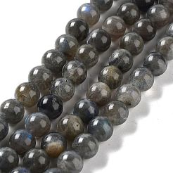 Natural Labradorite Beads Strands&nbsp;G-S333-6mm-035