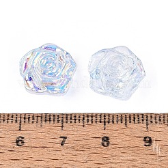 Electroplate Transparent Glass Beads Strands&nbsp;EGLA-N056-02A-07