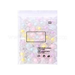 50Pcs 5 Colors Transparent Acrylic Beads&nbsp;TACR-CC0001-03