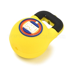 Gym Equipment Theme Silicone Focal Bead&nbsp;SL-CBAE849-03C