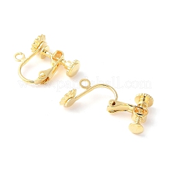 316 Surgical Stainless Steel Clip-on Earring Findings&nbsp;STAS-Z127-02G